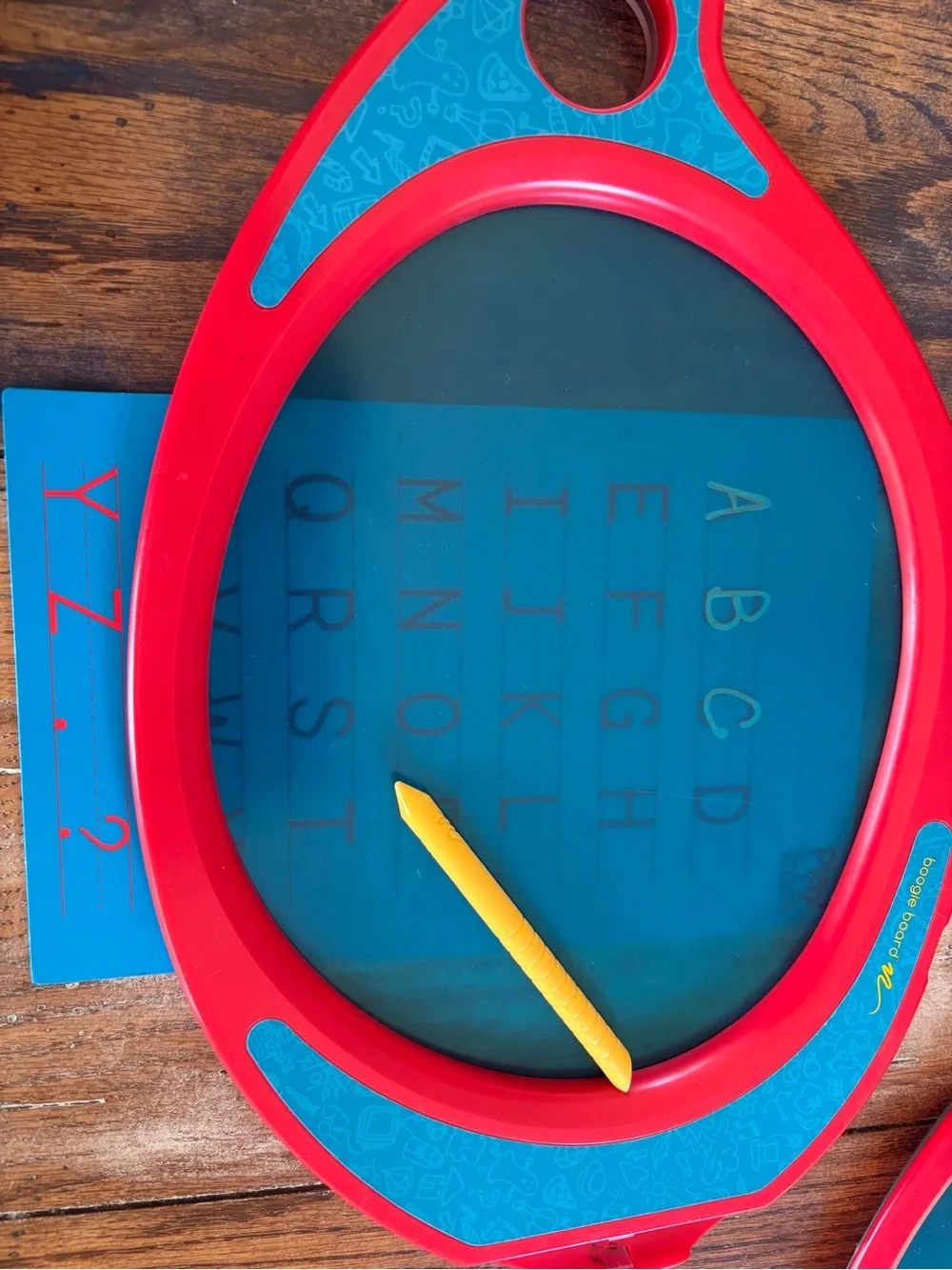 Red and Blue Oval Boogie Board play n trace lot of 3